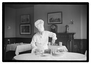Max Hofer, pres. Of Epicurean Club and chef of the Union Club