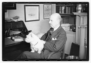 William B. Rogers of Sherborn, has show dogs