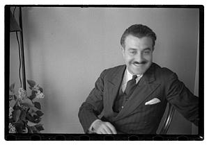 Pops Arthur Fiedler at home
