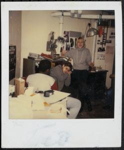 Susan Richards and two young people