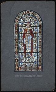 Design for chancel window, Christ Church, Cambridge. Blachall, Clapp, Whittemore and Clark, architects