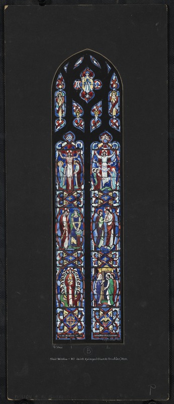 B, Choir window - All Saints Episcopal Church, Brookline, Mass.