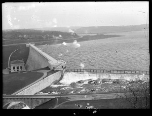 Wachusett Dam, from the north, Clinton, Mass., May 12, 1908