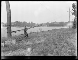 Wachusett Department, Wachusett-Sudbury power transmission line, Southborough, Mass., May 1, 1918