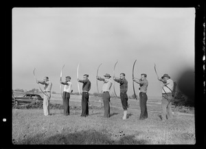 Iyannough Bowmen archery meet at South Yarmouth School Field