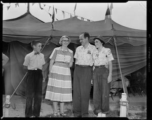 William Morrow and family, Joan and James, Cape Cod Music Circus