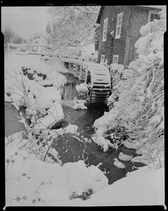 Brewster Mill, snow and ducks and other scenes