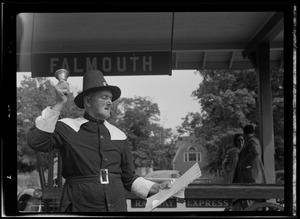 Amos Kubik, town crier at Provincetown and Falmouth