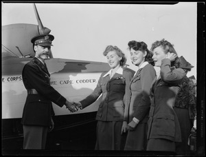 Dedication of Cape Codder, flying ambulance, Hyannis Airport
