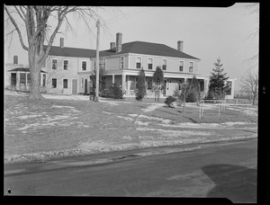 James Otis House, West Barnstable, and birthplace stone, house burned in 1941