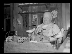 Anthony Elmer Crowell, East Harwich, bird carver
