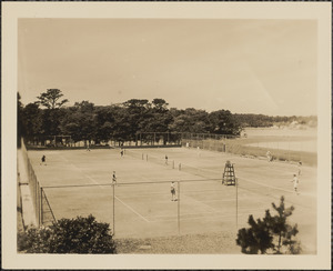 Tennis courts, Oyster Harbors