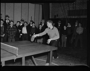 Frankie and Ed Filipek, state champs, table tennis