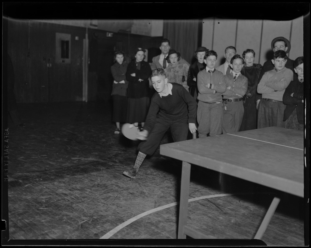 Frankie and Ed Filipek, state champs, table tennis