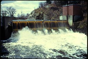 Newton Upper Falls at Silk Mill Dam