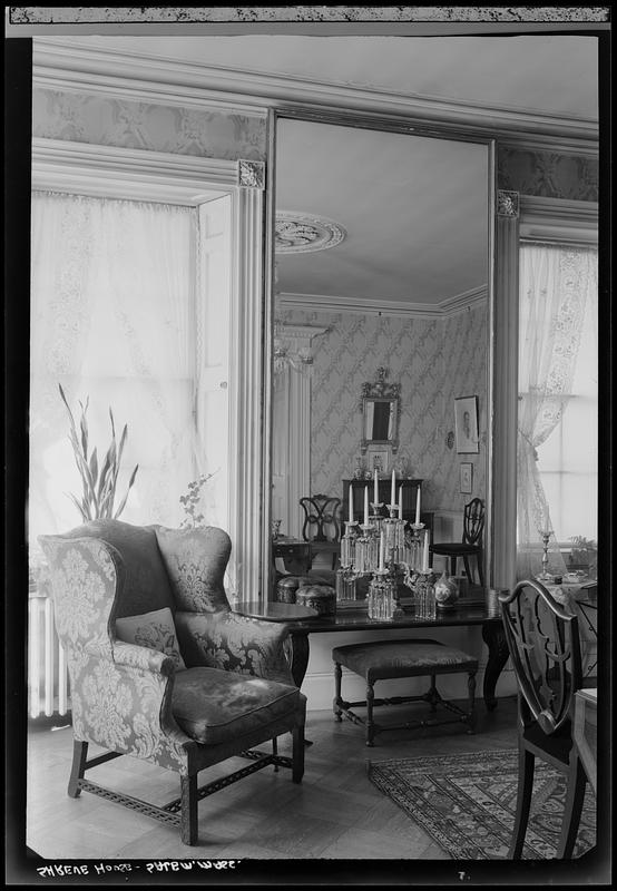 Shreve House, interior Digital Commonwealth