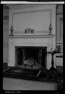 Siebert House, interior, fireplace