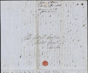 John G. Weld to George Coffin, 3 June 1846