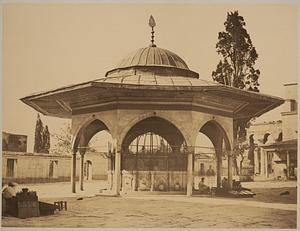 Fountain for ablution in the mosque of St. Sophia