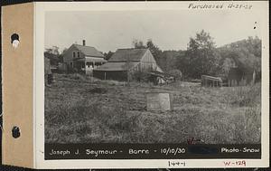 Joseph J. Seymour, house and barn, Barre, Mass., Oct. 10, 1930