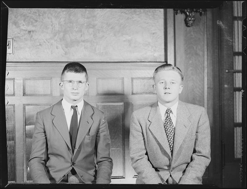 Two Men In Suit And Ties Digital Commonwealth