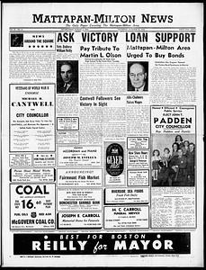 Mattapan-Milton News, October 25, 1945