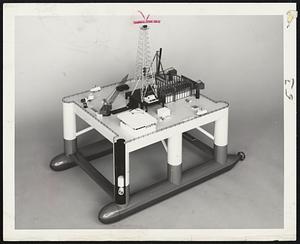 Drilling Platform costing $28 million has been designed to reach the earth's mantel, located some three miles below the ocean floor. The National Science Foundation has two sites under consideration for the drilling. One is located near Puerto Rico in the Atlantic and the other is near Hawaii in the Pacific.