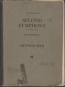 Second symphony, in E minor and C, for orchestra