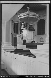 Pulpit, King's Chapel, Boston