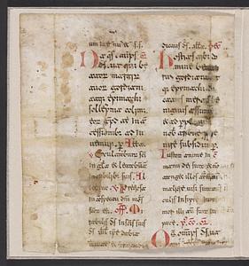 Single leaf from a Beneventan missal