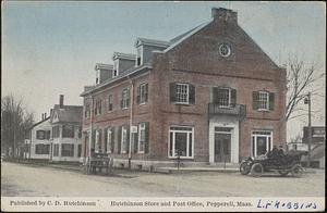 Hutchinson's Store and post office, Pepperell Center