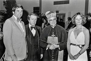 Lenny Florence, Cardinal Medeiros and unidentified couple