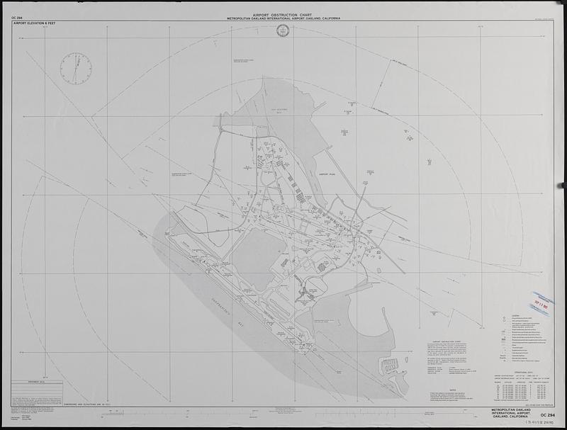 Airport obstruction chart