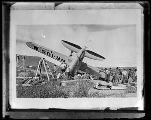 Airplane crash, NR-105-W