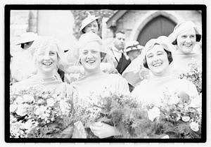 Wedding, daughter of Mrs. Richard Howard taken at Presentation Church Oak Sq. Brighton