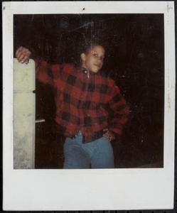 Young person posing