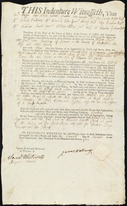 William Ryan indentured to apprentice with James Hathway of Spencer, 11 September 1794