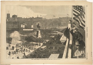 Great Sumter meeting in Union Square, New York, April 11, 1863