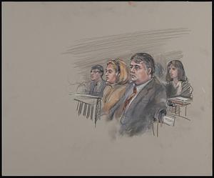 Ann Marie Salvi and John Salvi II, parents of John Salvi III, at his trial