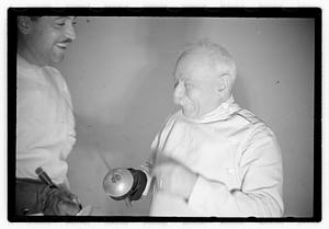 Danguy fencing master, also Gordon Muir, also Chamberlain