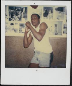 Young man posing