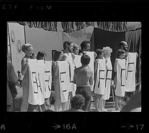 Nudists perform play "Barely Proper," Assonet