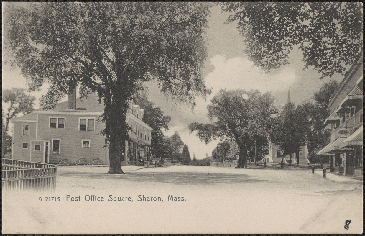 Post Office Square, Sharon, Mass. Digital Commonwealth