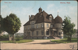 Town Hall. Sharon, Mass.