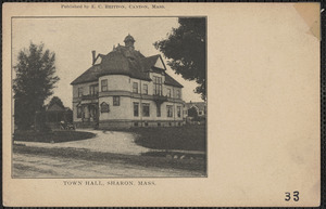 Town Hall, Sharon, Mass.