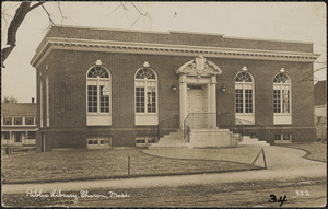 Public library, Sharon, Mass.