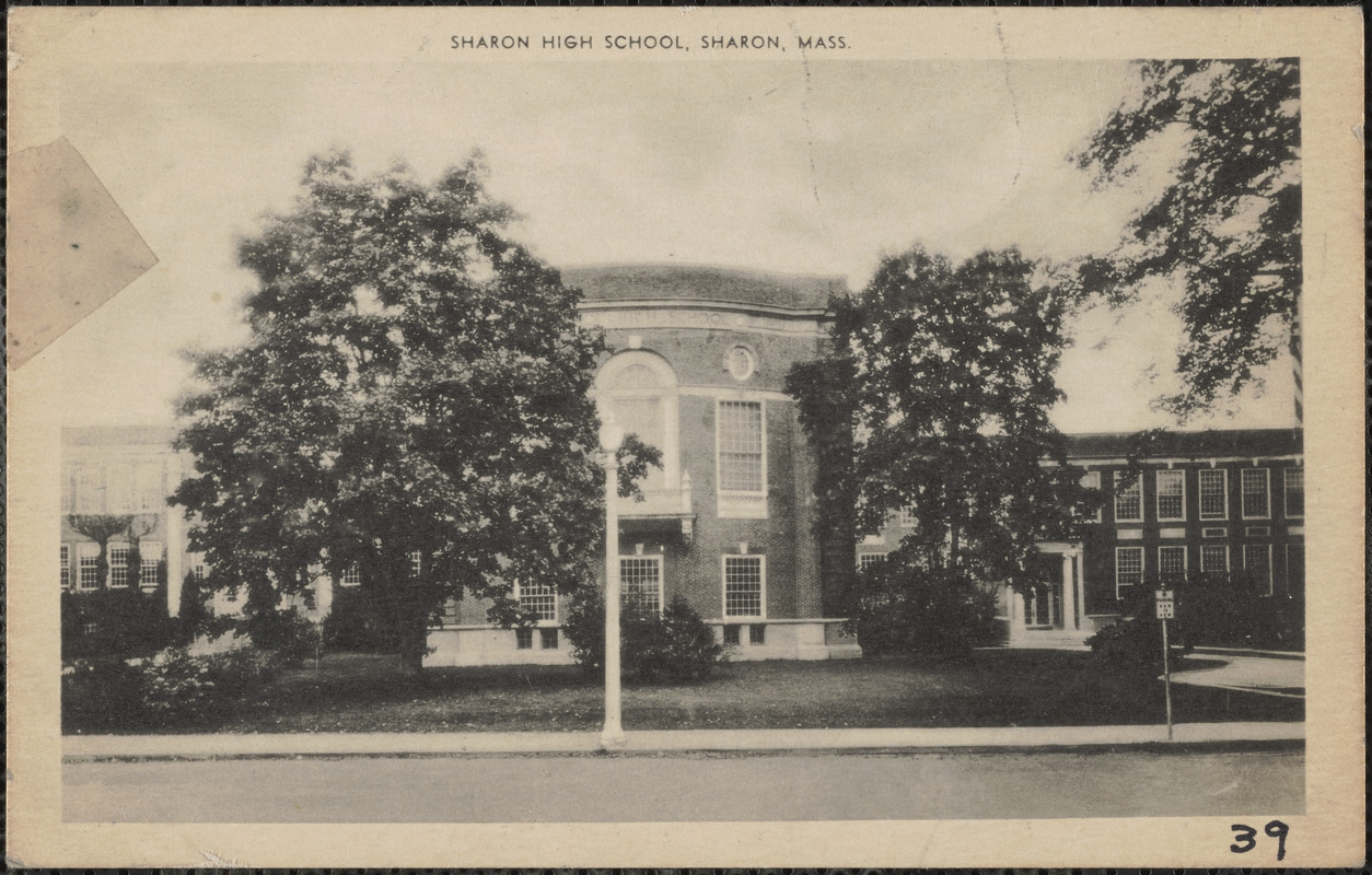 Sharon High School, Sharon, Mass.