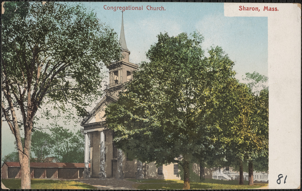 Congregational Church, Sharon, Mass.