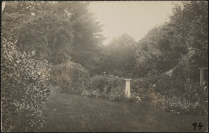 A garden in Sharon, Mass.