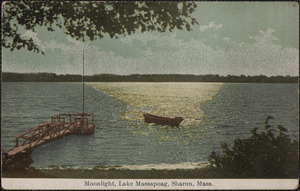 Moonlight, Lake Massapoag, Sharon, Mass.